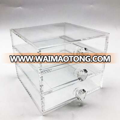 organizer cosmetic acrylic acrylic cosmetic drawer box display