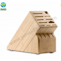 Wood 15-Slot Knife Block display YM1-842